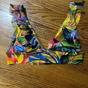 Aerie Tropical Print Women's Bikini Top